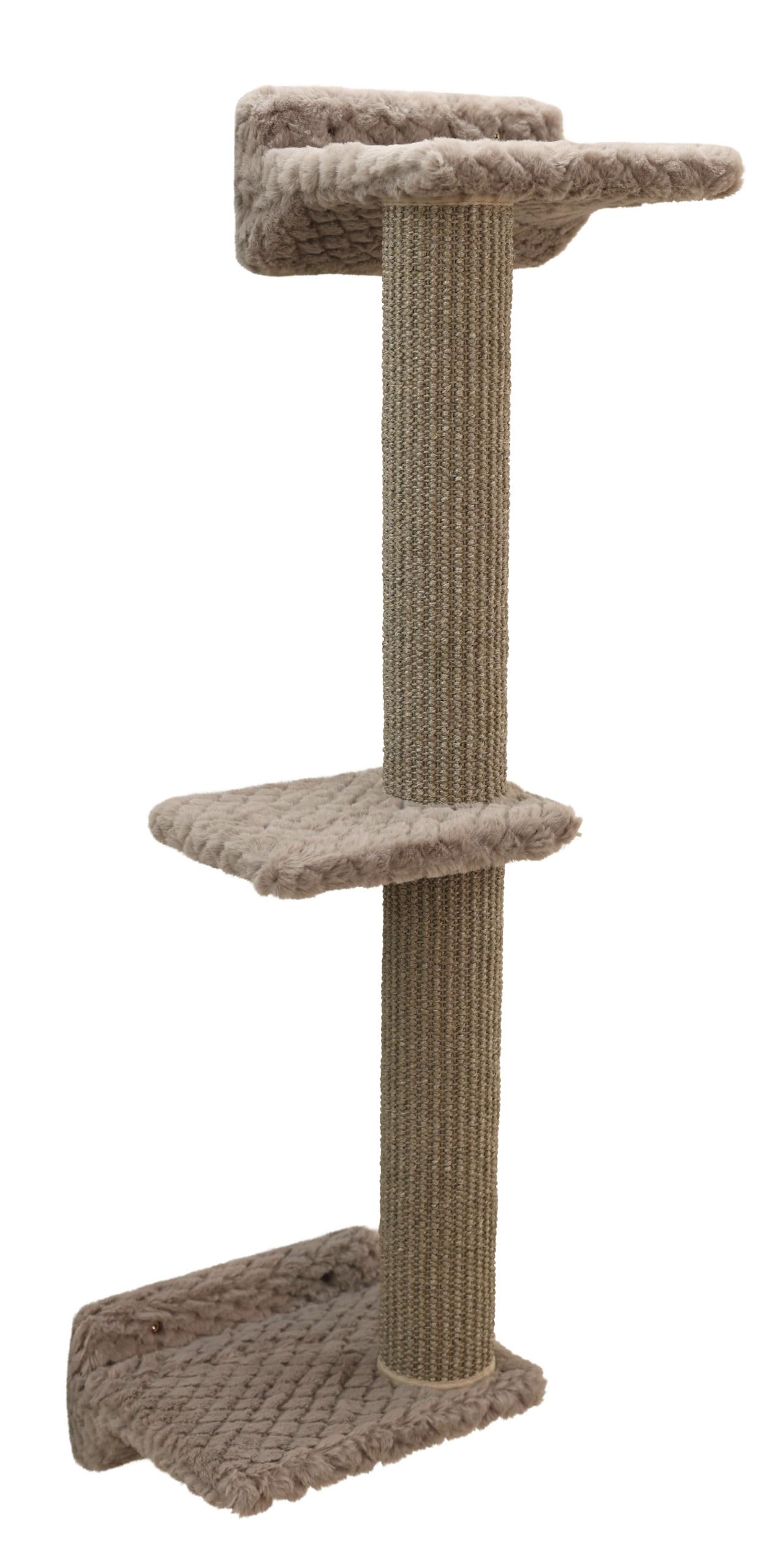 kerbl-pet-monte-alpi-mur-d-escalade-mural-pour-chat-taupe-8-parties-sisal-10-kg- image 2