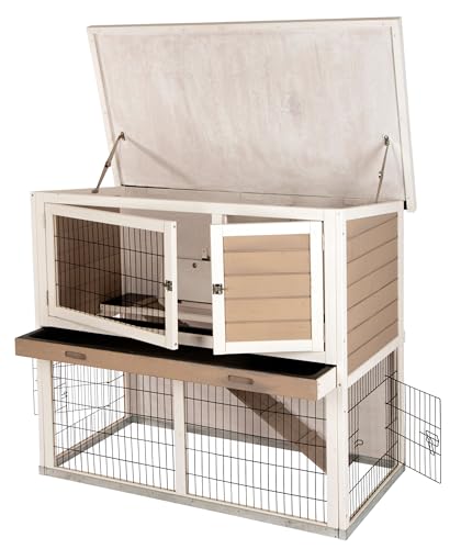 kerbl-lucky-clapier-rongeurs-bois-115-x-65-x-100-cm-toit-bitume image 7