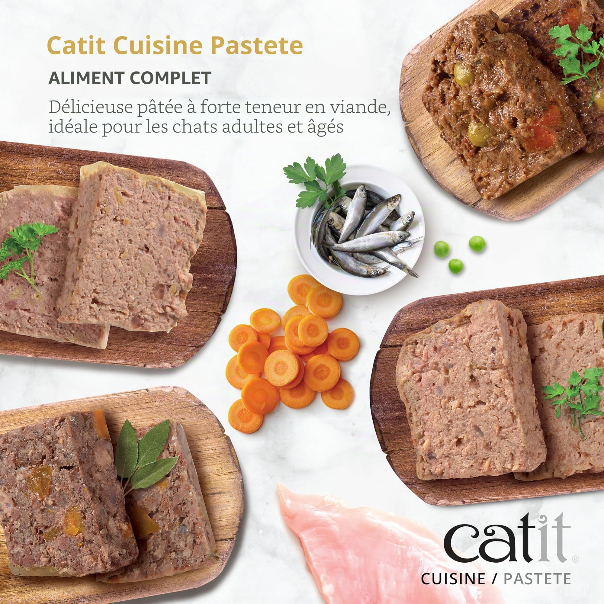 catit-cuisine-p-t-dinde-poulet-et-jambon-pour-chat-95-g-sans-c-r-ales image 2