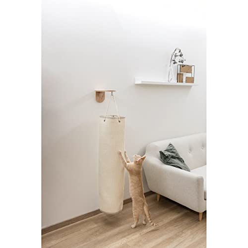 kerbl-climber-mini-sac-d-escalade-pour-chat-beige-25-x-100-cm-mural image 6