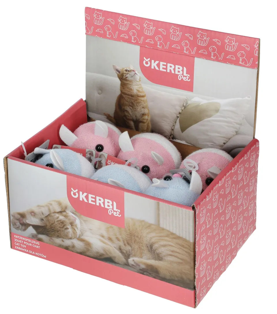 kerbl-shakin-jolly-terry-souris-ponge-m-canique-7-cm-pour-chat image 1