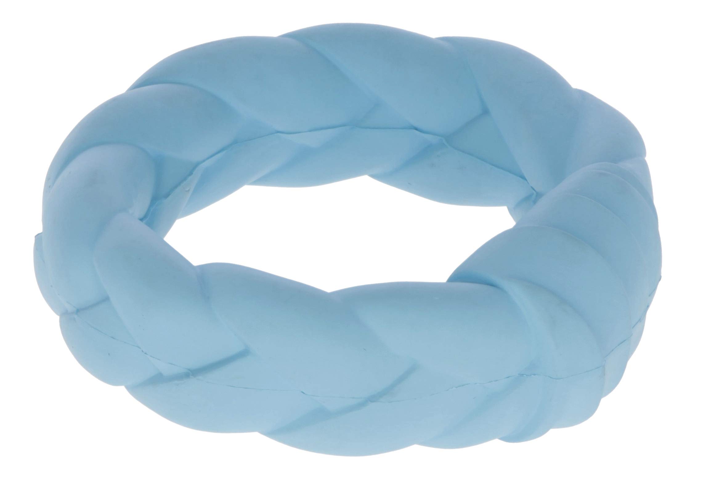 kerbl-anneau-en-caoutchouc-naturel-bleu-ciel-11-5cm-pour-chien image 1
