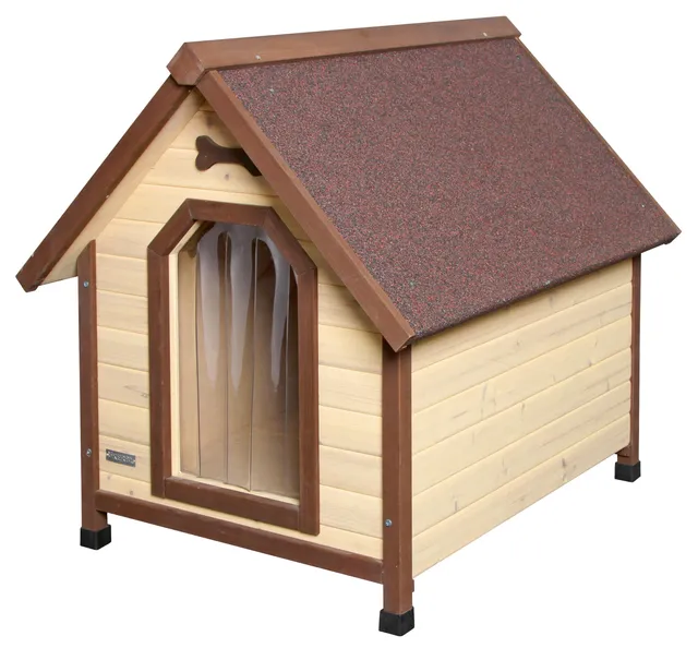 kerbl-multiplex-81349-niche-pour-chien-toute-saison-100-x-83-x-94-cm-bois-isol image 1