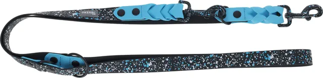 kerbl-lima-laisse-chien-bleu-noir-25-mm-x-200-cm image 1