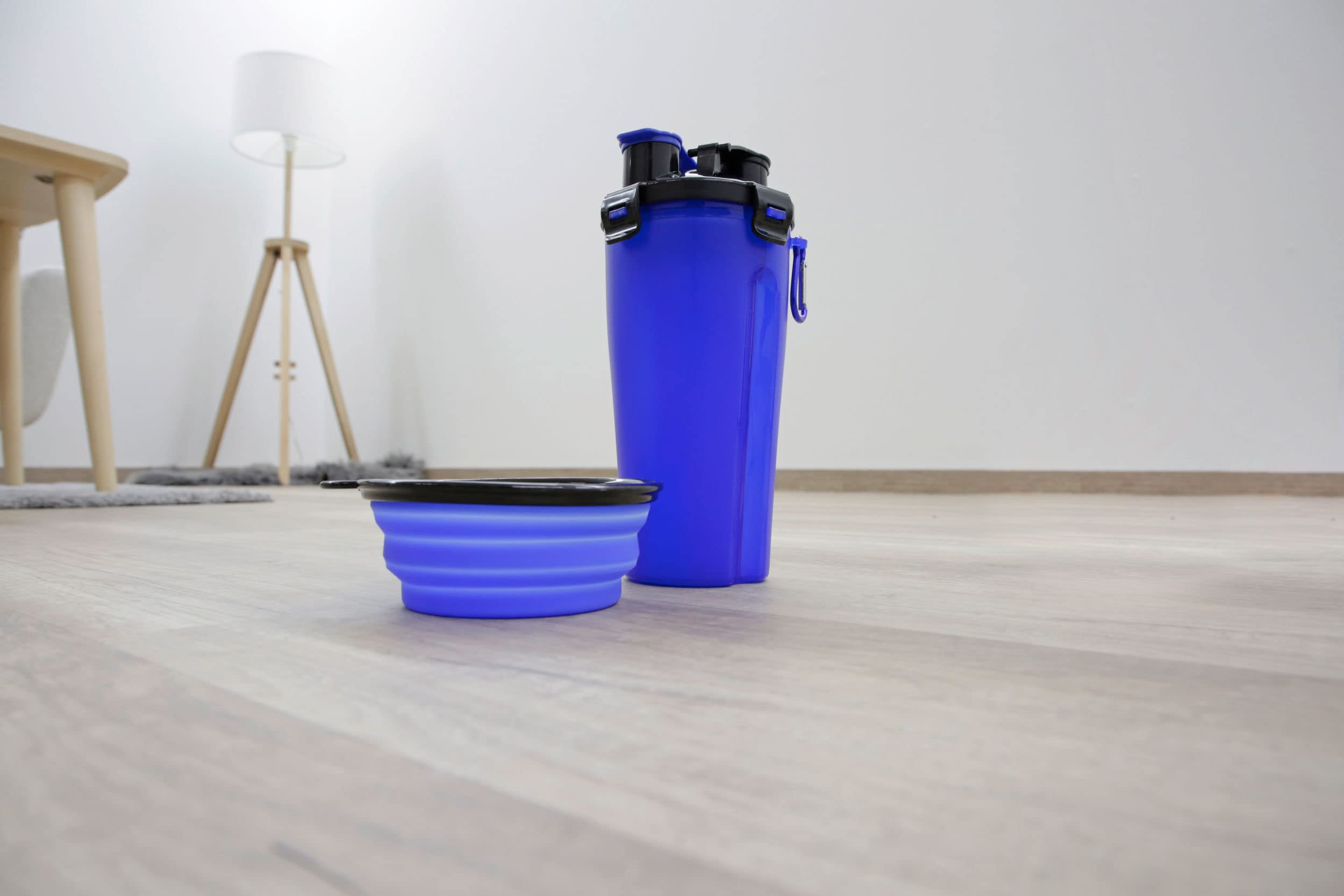 kerbl-pet-bo-te-alimentaire-et-eau-2x350-ml-bleu-noir-avec-gamelle-silicone-250- image 6