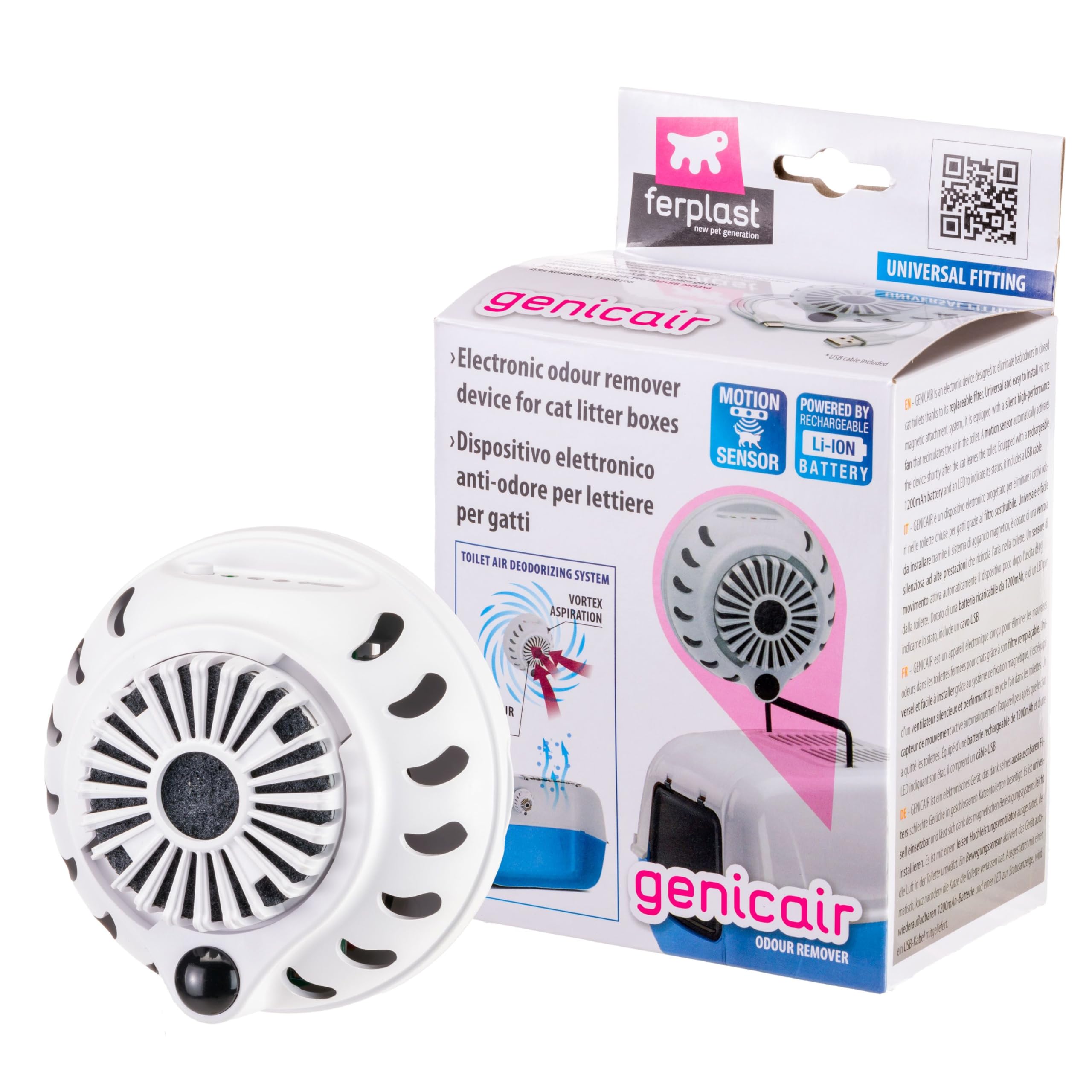 ferplast-genicair-d-sodorisant-lectronique-pour-maison-de-toilette-chat-filtre-f image 1