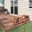 pawhut-tunnel-ext-rieur-pour-chat-59-cadre-bois-avec-4-portes-naturel image 3