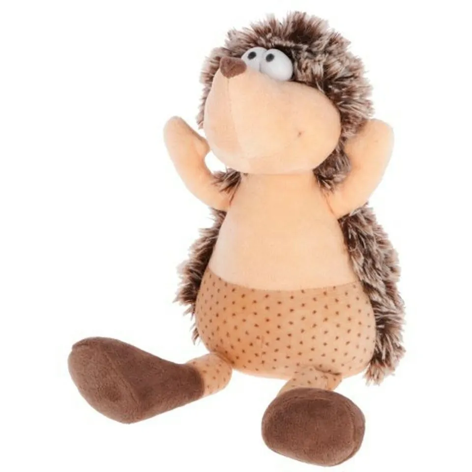 kerbl-pet-peluche-h-risson-stupsi-marron-20-cm-avec-squeaker-pour-chien image 1