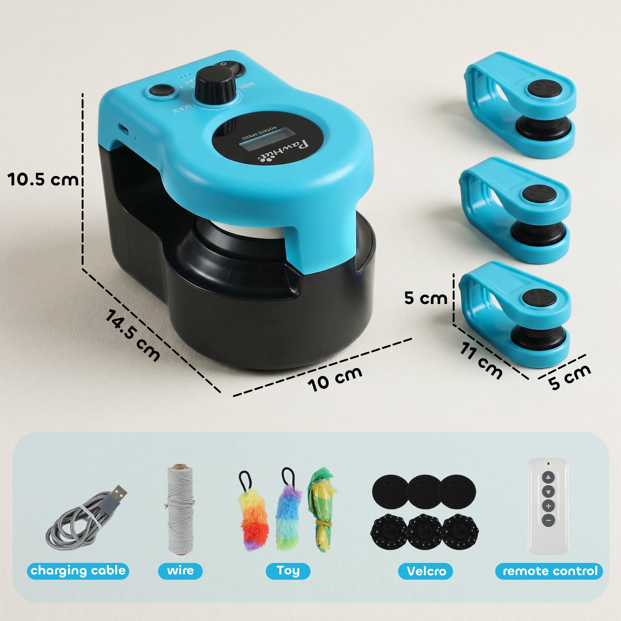 pawhut-jouet-chat-rechargeable-avec-t-l-commande-circuit-diy-et-son-souris image 5