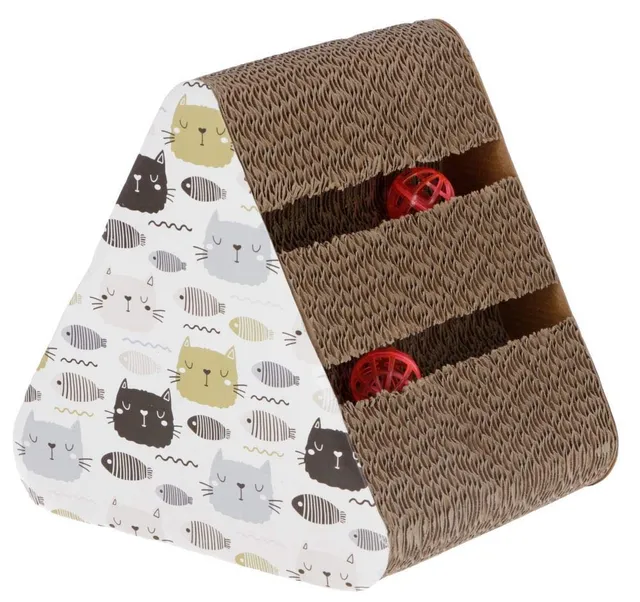 kerbl-pet-griffoir-pour-chat-boon-22-x-26-x-26-cm-avec-catnip image 1