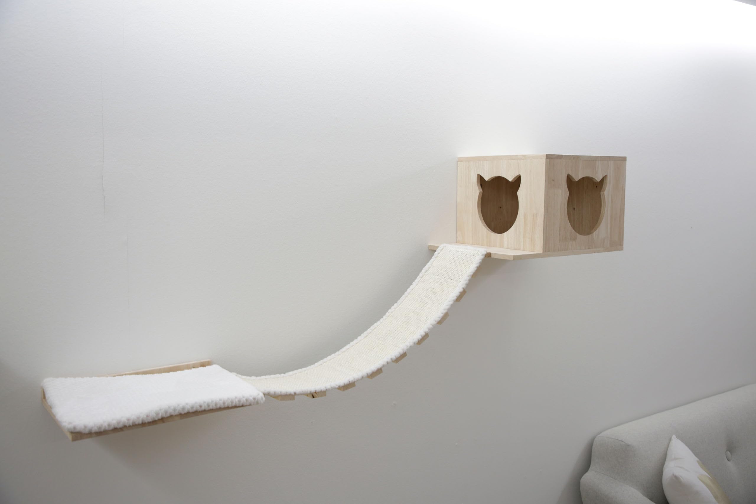 kerbl-anden-mur-d-escalade-pour-chat-grand-format-8-pi-ces-bois-massif image 3
