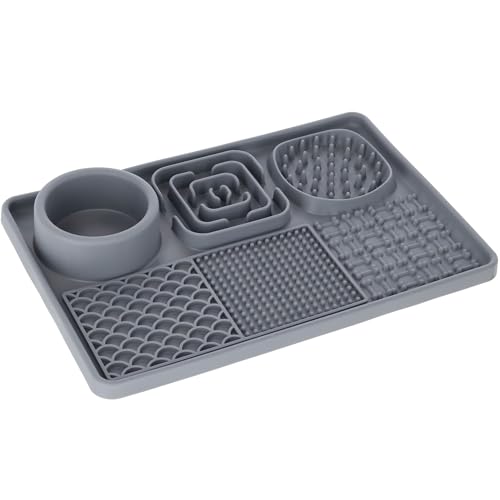 kerbl-pet-tapis-l-cher-xl-gris-30-x-20-cm-silicone-pour-chiens-et-chats image 5