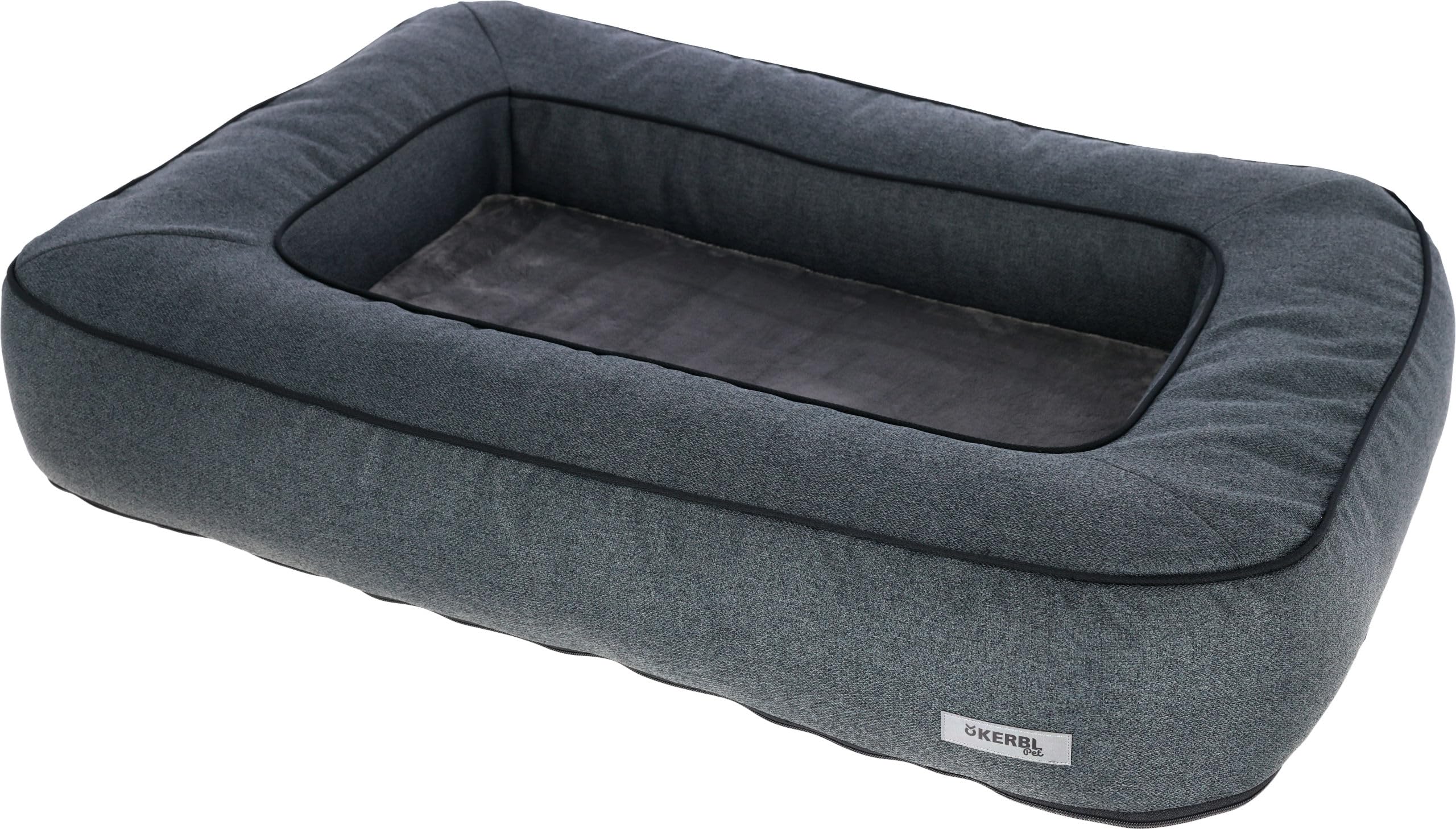 kerbl-pet-platin-ortho-lit-orthop-dique-pour-chien-gris-97-x-70-x-18-cm-matelas- image 1