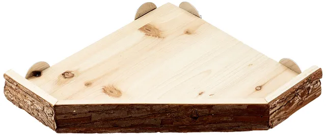 kerbl-terrasse-nature-26x26x4-cm-plateforme-en-bois-naturel-pour-petits-animaux image 1