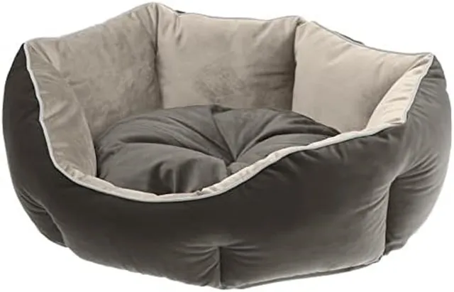 ferplast-queen-45-coussin-pour-chien-et-chat-beige-gris image 1