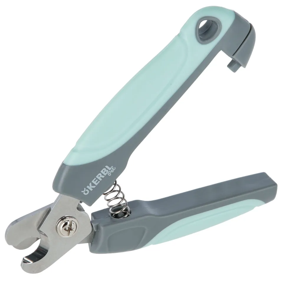 kerbl-coupe-griffes-turquoise-gris-14-cm image 1