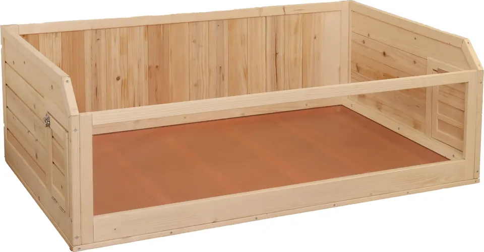 kerbl-pet-enclos-d-int-rieur-pour-petits-animaux-113-5-x-75-5-x-40-cm-bois-plexi image 1