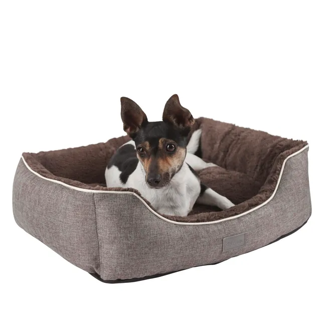 kerbl-samuel-corbeille-pour-chien-argent-gris-50-x-40-x-15-cm image 1