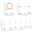 pawhut-kit-agility-3-obstacles-pour-chien-avec-haies-r-glables-et-piquets-slalom image 5