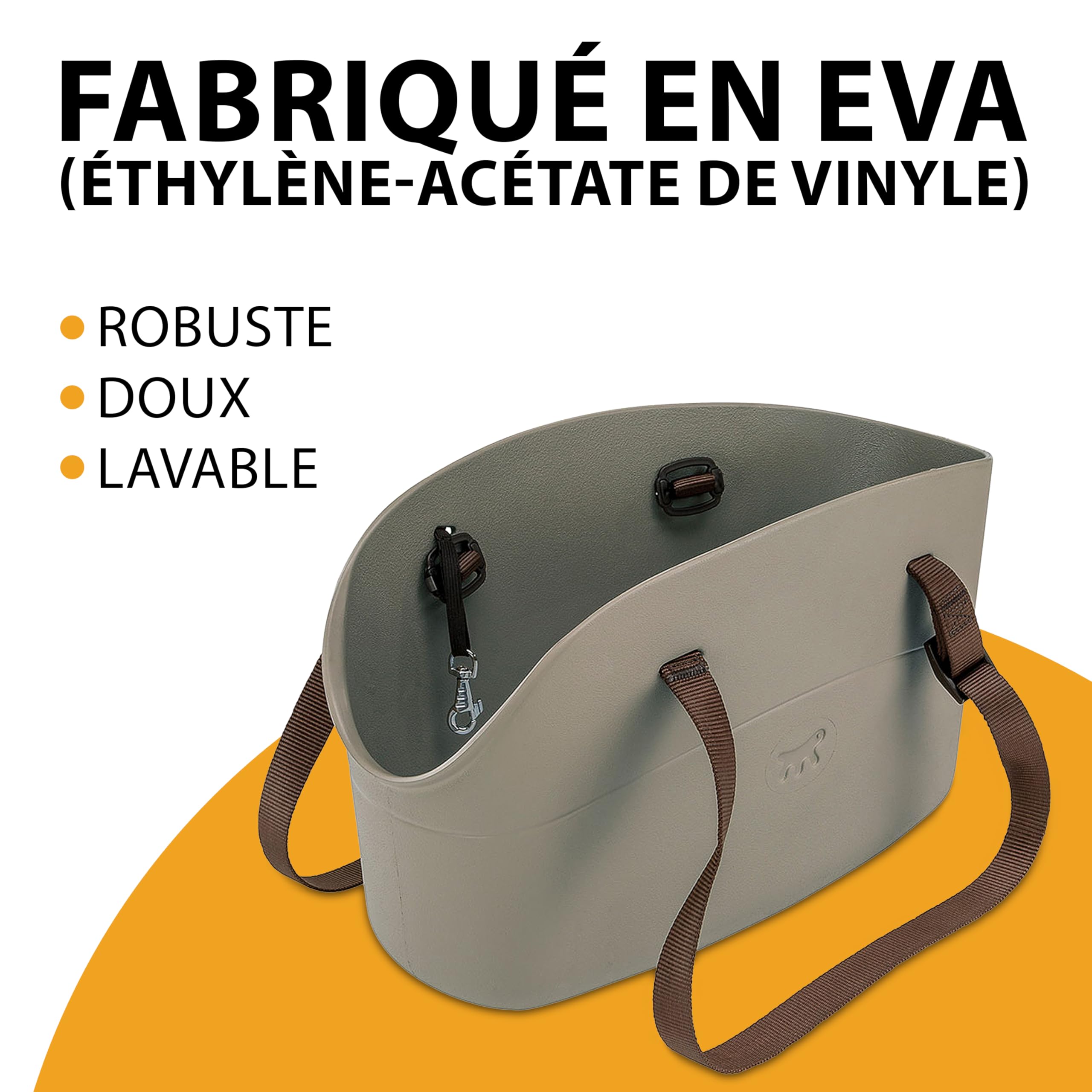 ferplast-with-me-small-sac-transport-chien-eva-taupe-14-x-35-x-h-22-cm image 4