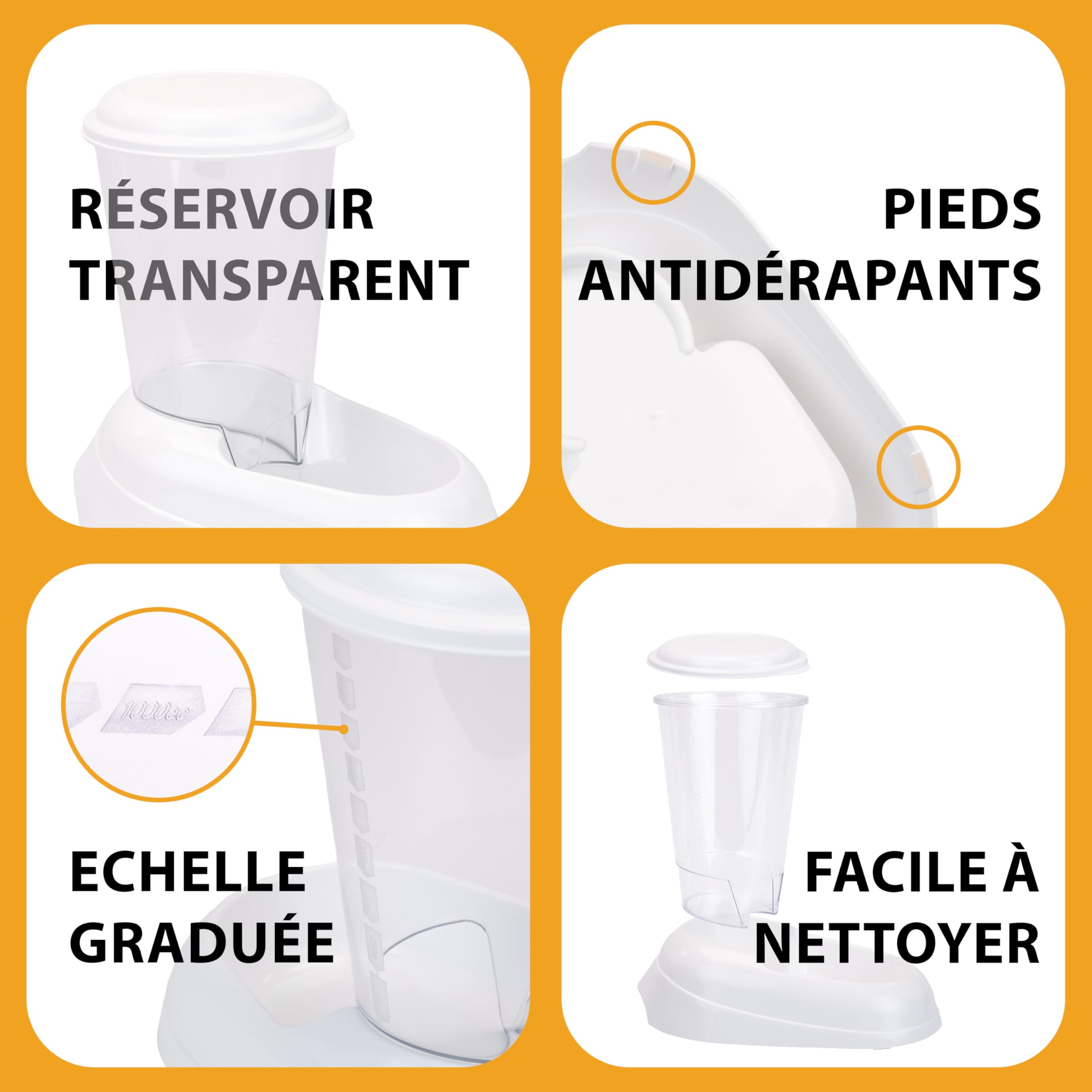 ferplast-distributeur-de-croquettes-pour-chiens-et-chats-zenith-3-litres-r-servo image 4