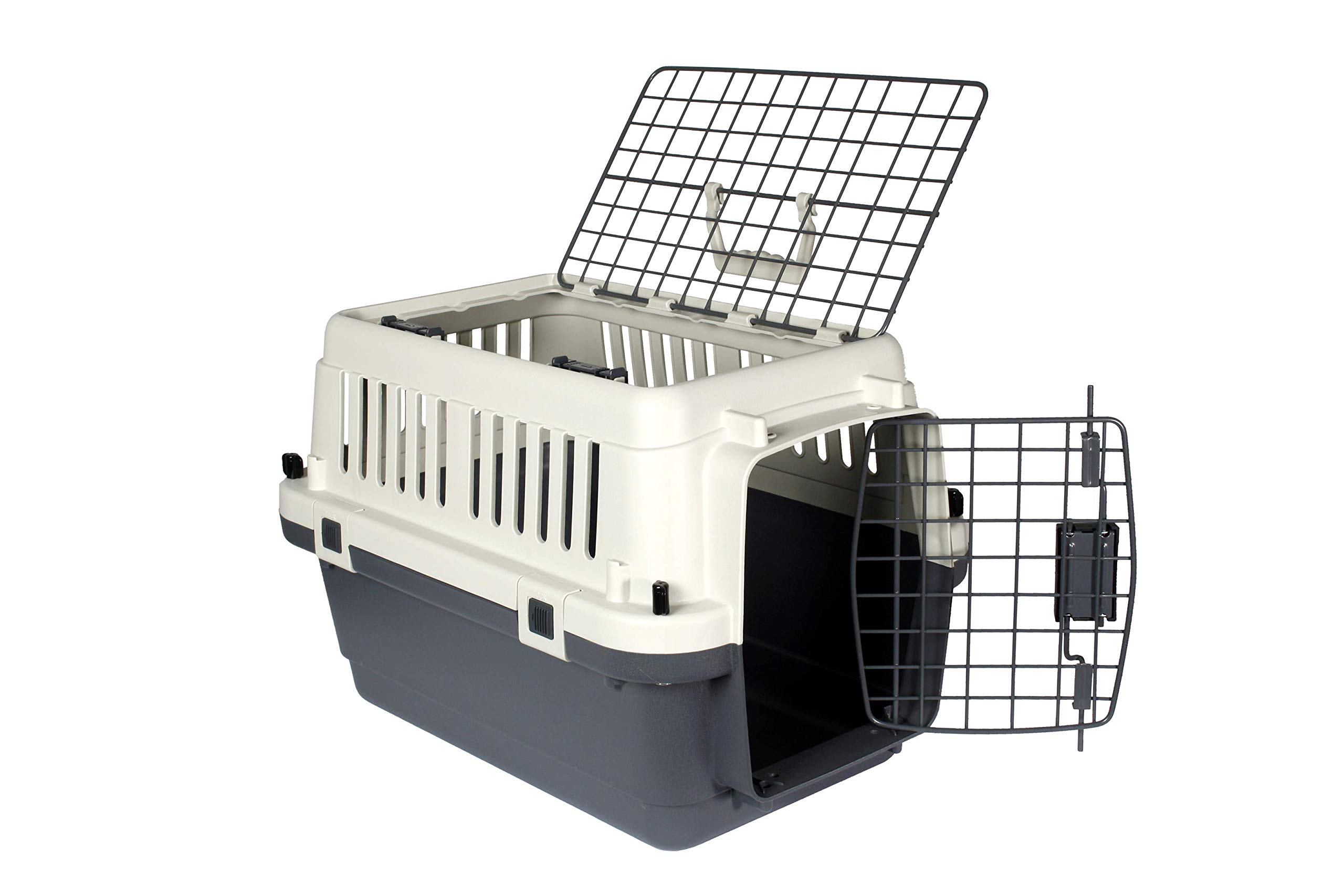 karlie-nomad-top-loader-xs-51-x-33-5-x-33-cm-gris-noir-bo-te-de-transport-iata image 2