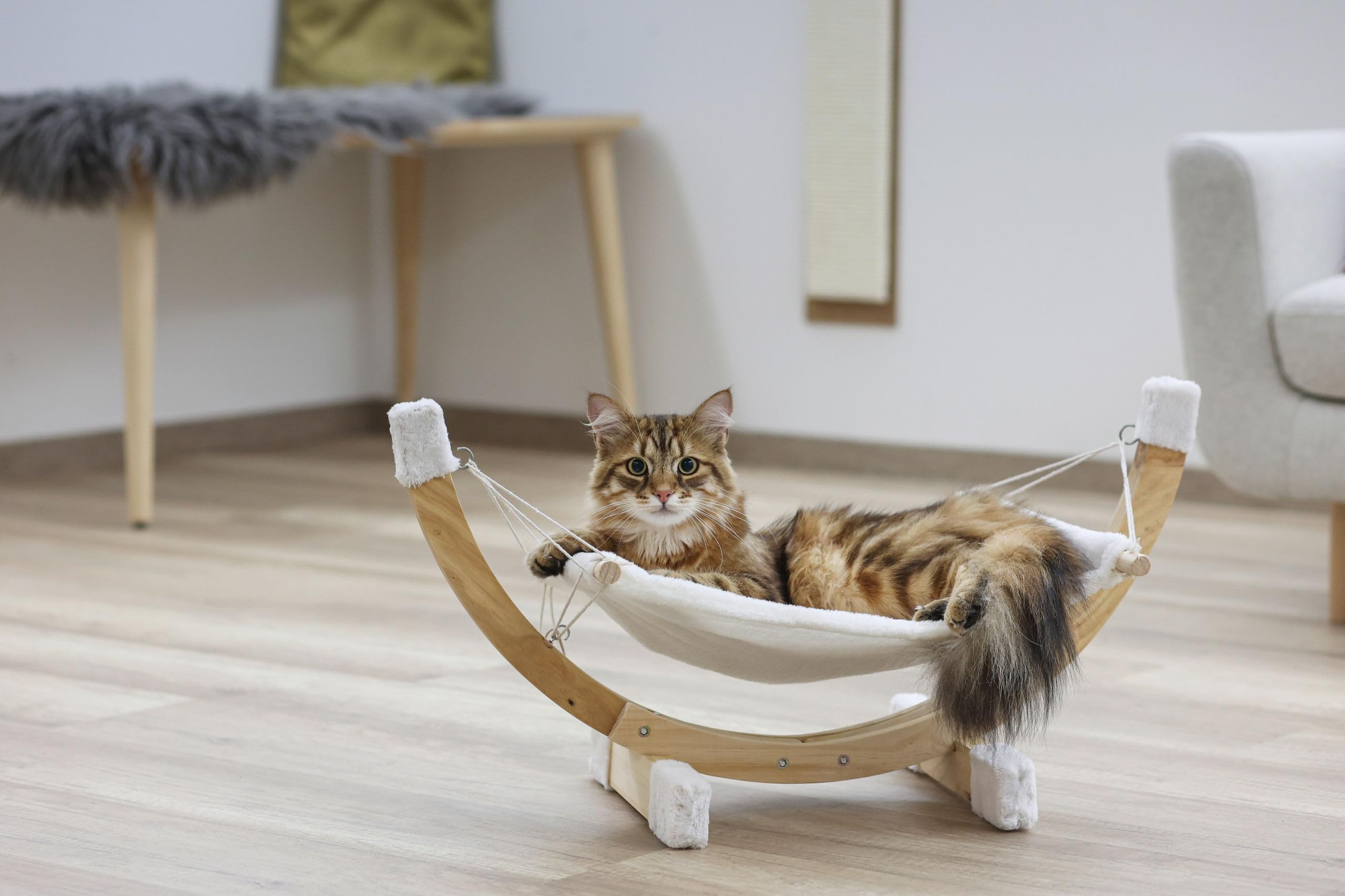 kerbl-siesta-hamac-pour-chat-73x36x34-cm-blanc image 5
