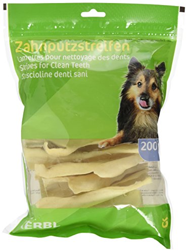 kerbl-pet-lamelles-pour-nettoyage-des-dents-chien-200-g-peau-de-b-uf image 5