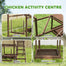 pawhut-aire-de-jeux-en-bois-pour-poules-caf-perchoir-balan-oire-chelle image 6