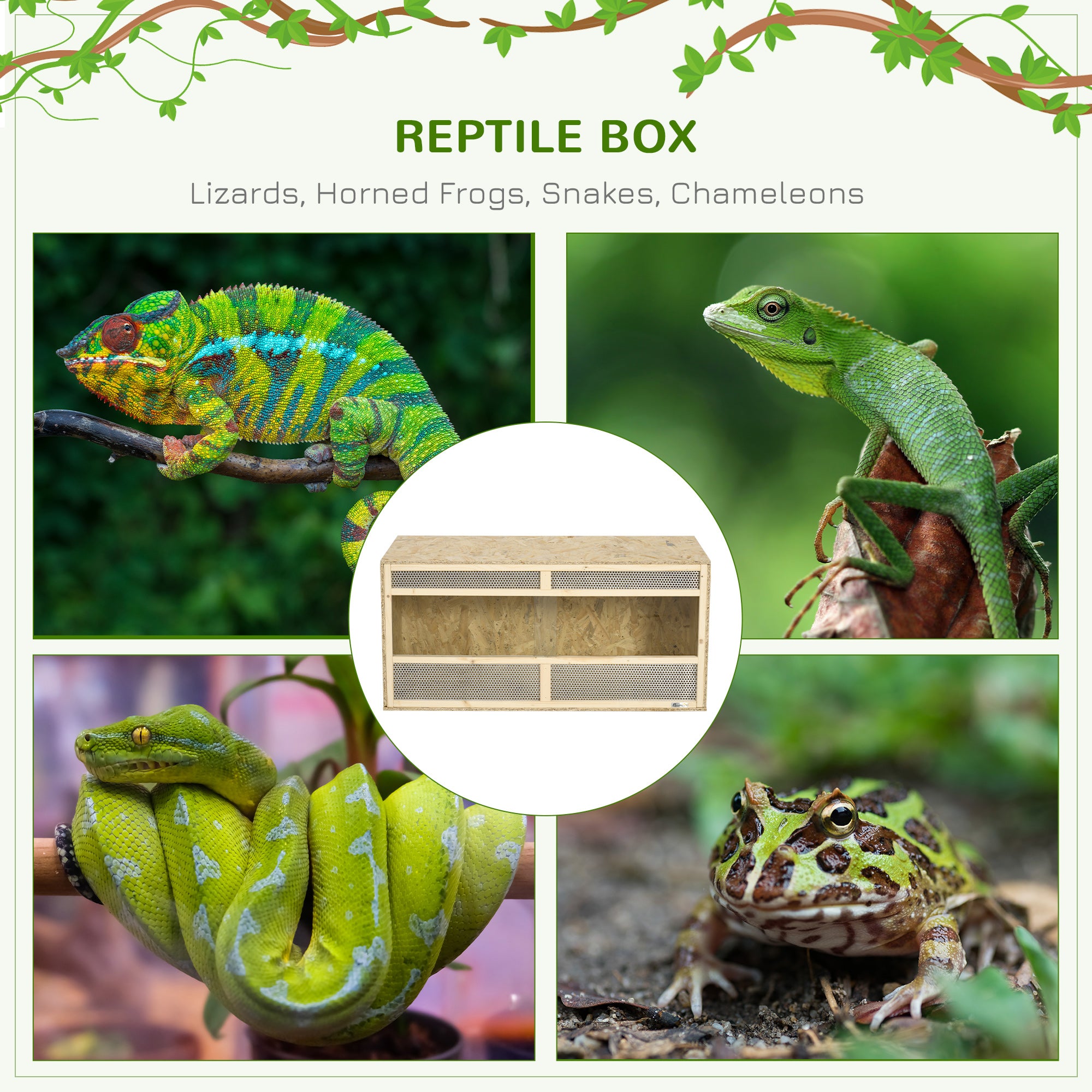 pawhut-terrarium-reptile-58-gallons-avec-portes-coulissantes-et-grillage-naturel image 6