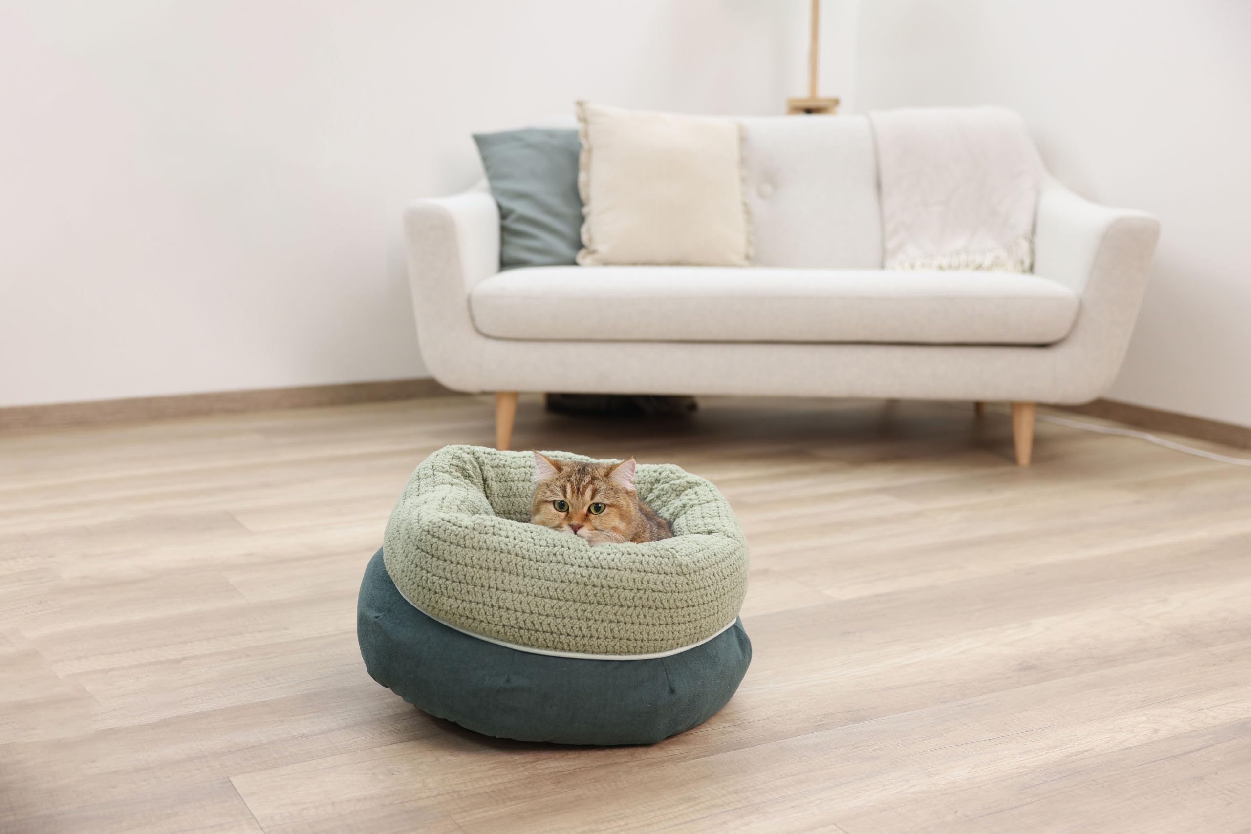 kerbl-pet-anne-nid-douillet-pour-chat-vert-diam-tre-40-cm-hauteur-23-cm image 5
