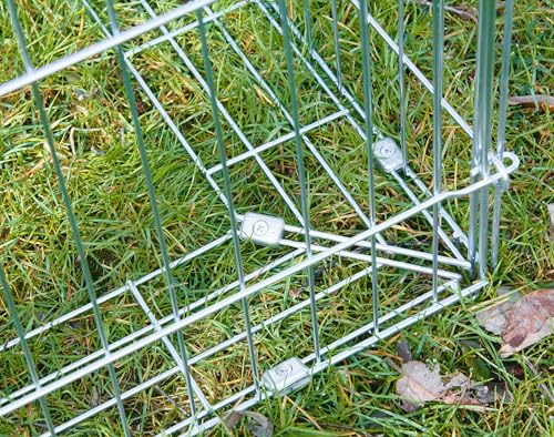 kerbl-enclos-ext-rieur-galvanis-180-x-90-x-75-cm-toit-pointu-avec-protection-sol image 8