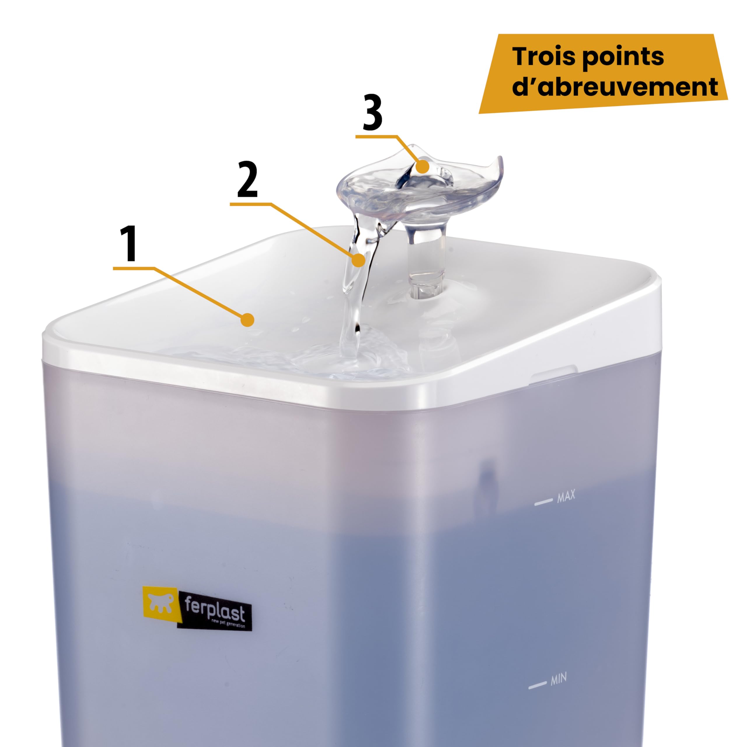 ferplast-ares-fontaine-eau-pour-chat-2-litres-avec-led image 3