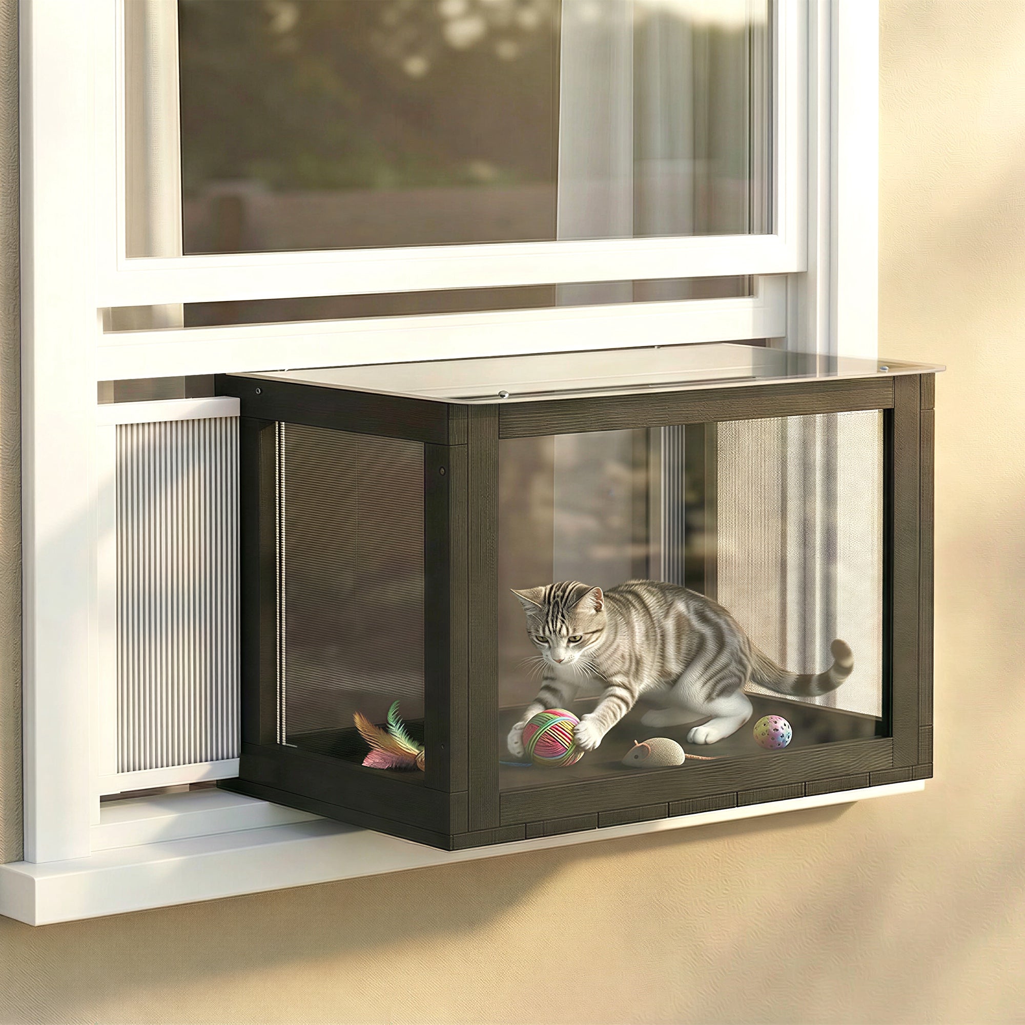 pawhut-bac-fen-tre-pour-chat-catio-mural-pour-fen-tre-65-105-cm-pour-chat-jusqu- image 4