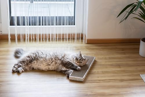 kerbl-pet-flat-planche-gratter-pour-chat-46-x-12-x-3-cm-carton-ondul-recycl image 8