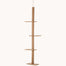 pawhut-arbre-chat-du-sol-au-plafond-avec-griffoirs-sisal-marron image 2