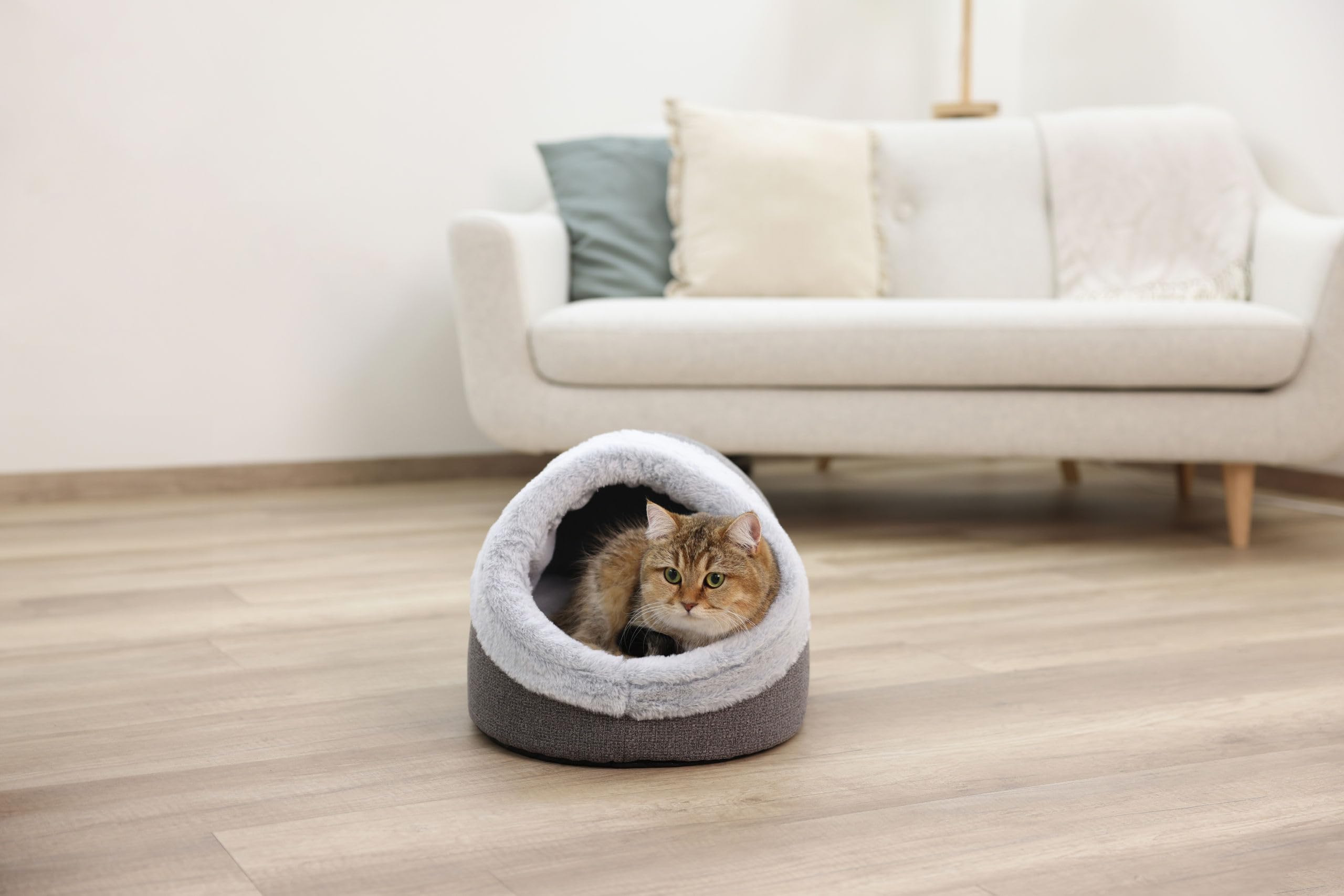 kerbl-pet-jana-niche-pour-chat-gris-45x37x30-cm image 3