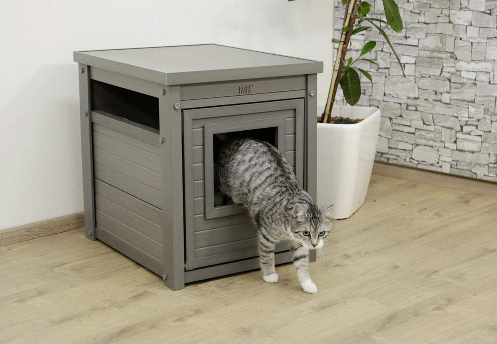 kerbl-pet-eco-daffy-armoire-pour-chat-gris-47x60x56-cm-cache-liti-re image 5