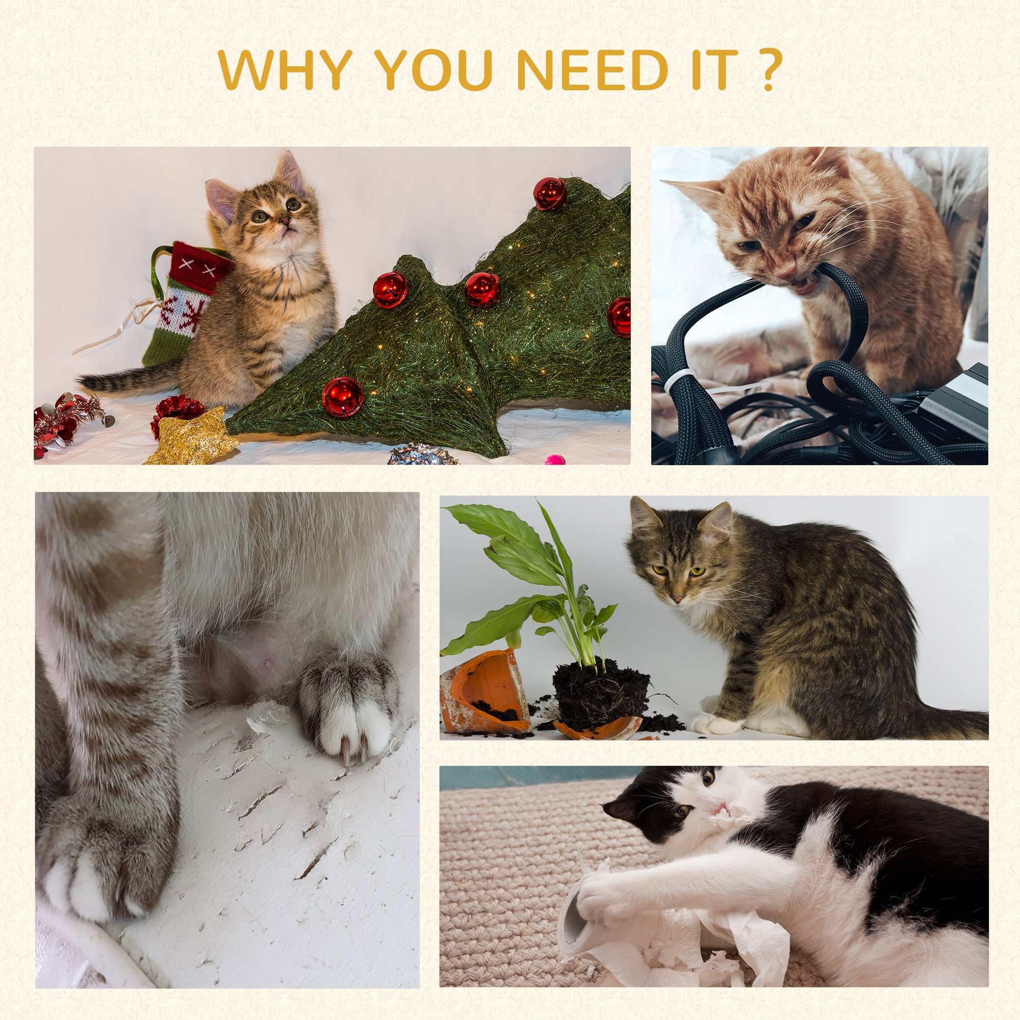 pawhut-arbre-chat-72-cm-maison-en-paille-tress-e-avec-griffoirs-et-coussins image 8