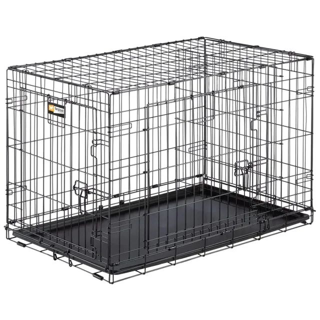 ferplast-dog-inn-90-cage-de-transport-pliable-m-tal-noire-92-7-x-58-1-x-h-62-5-c image 1
