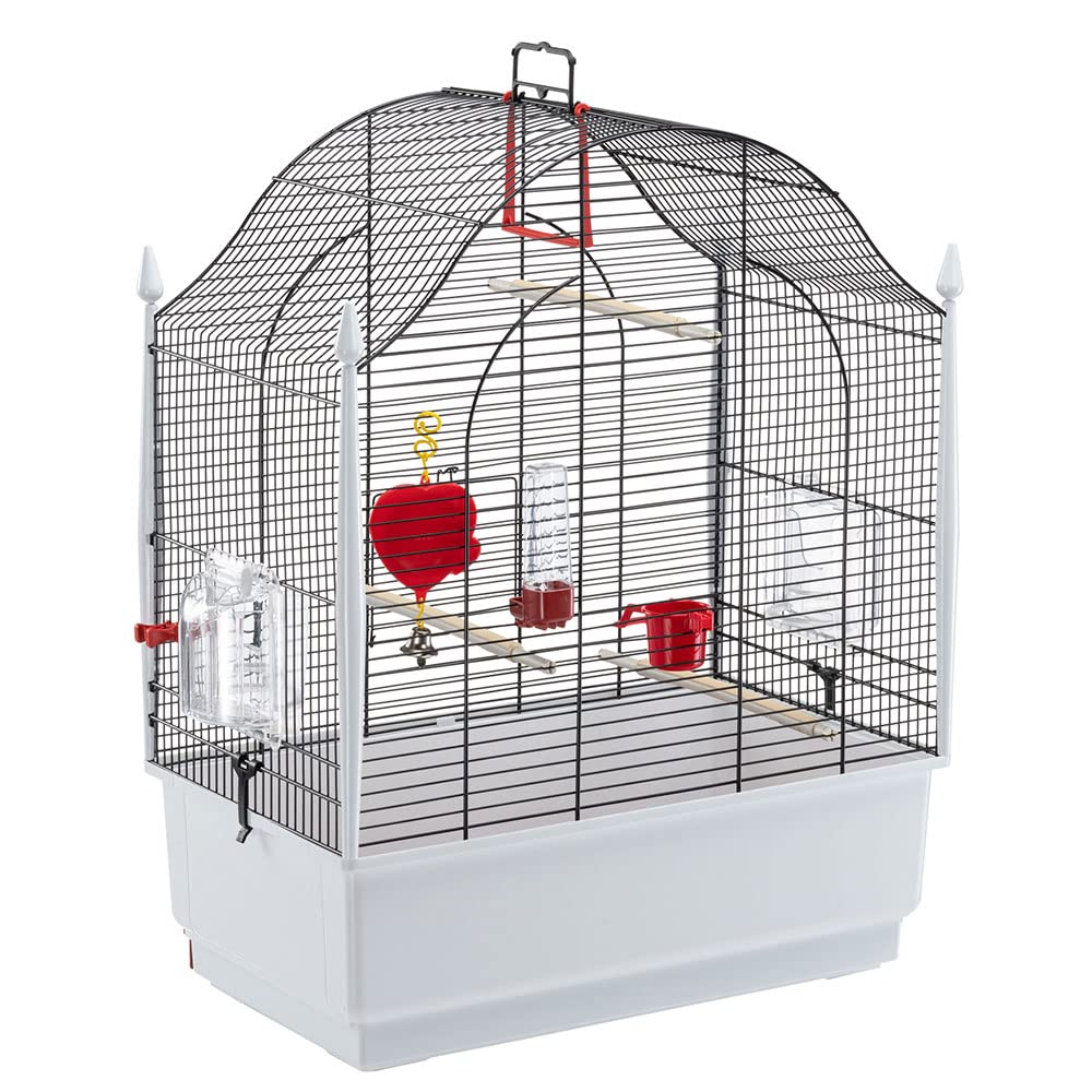 ferplast-villa-negra-cage-pour-petits-animaux-noire-toit-arrondi-avec-plateau-am image 3
