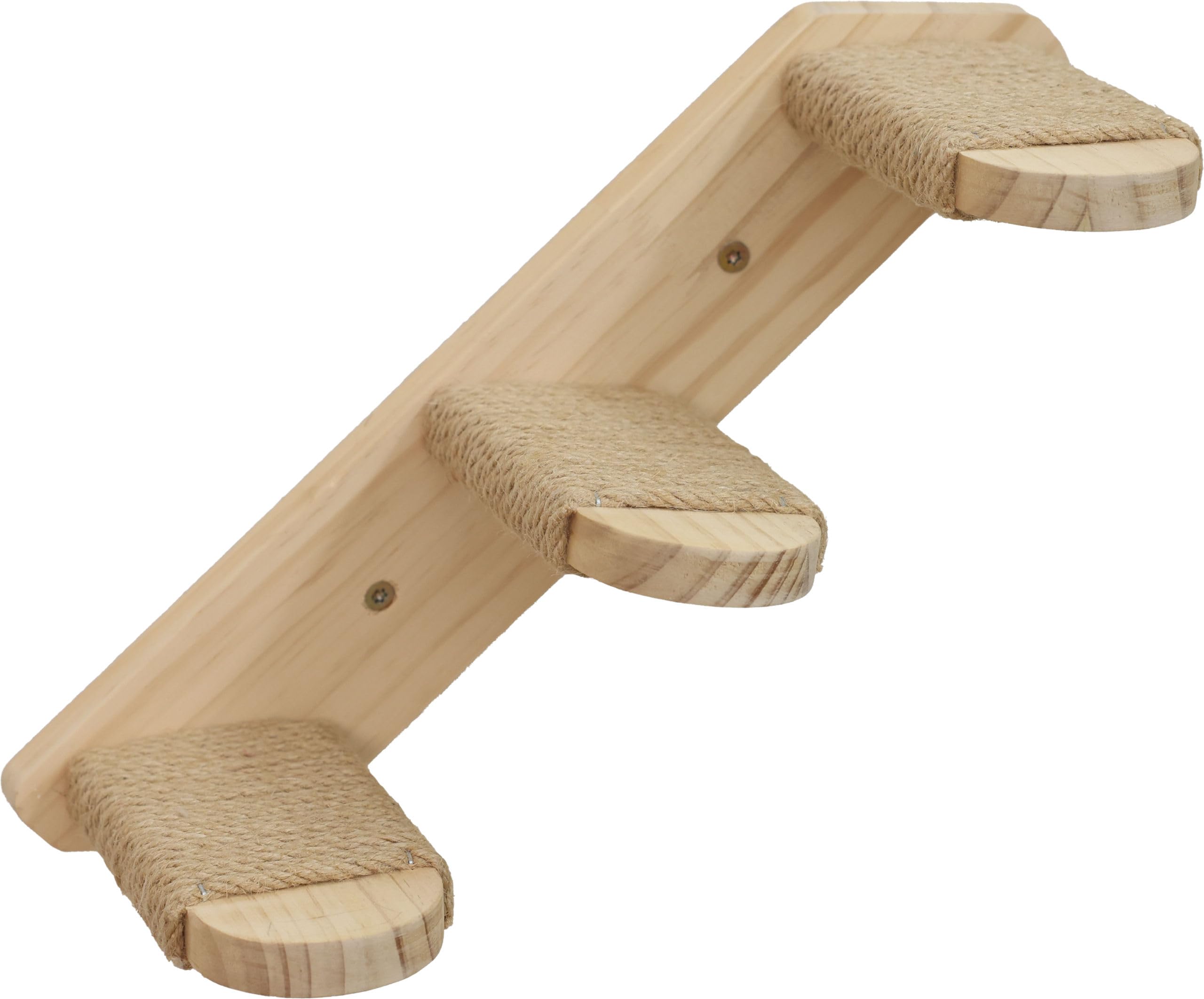 kerbl-pet-hamac-mural-timber-naturel-taupe-38-x-33-5-x-16-cm-bois-et-peluche-pou image 7