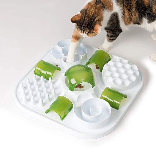 catit-play-treat-puzzle-jouet-interactif-pour-chat-40x40x10-cm-6-activit-s image 8