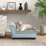 pawhut-canap-pour-chien-avec-rangement-cach-et-mousse-confort-gris-clair image 2