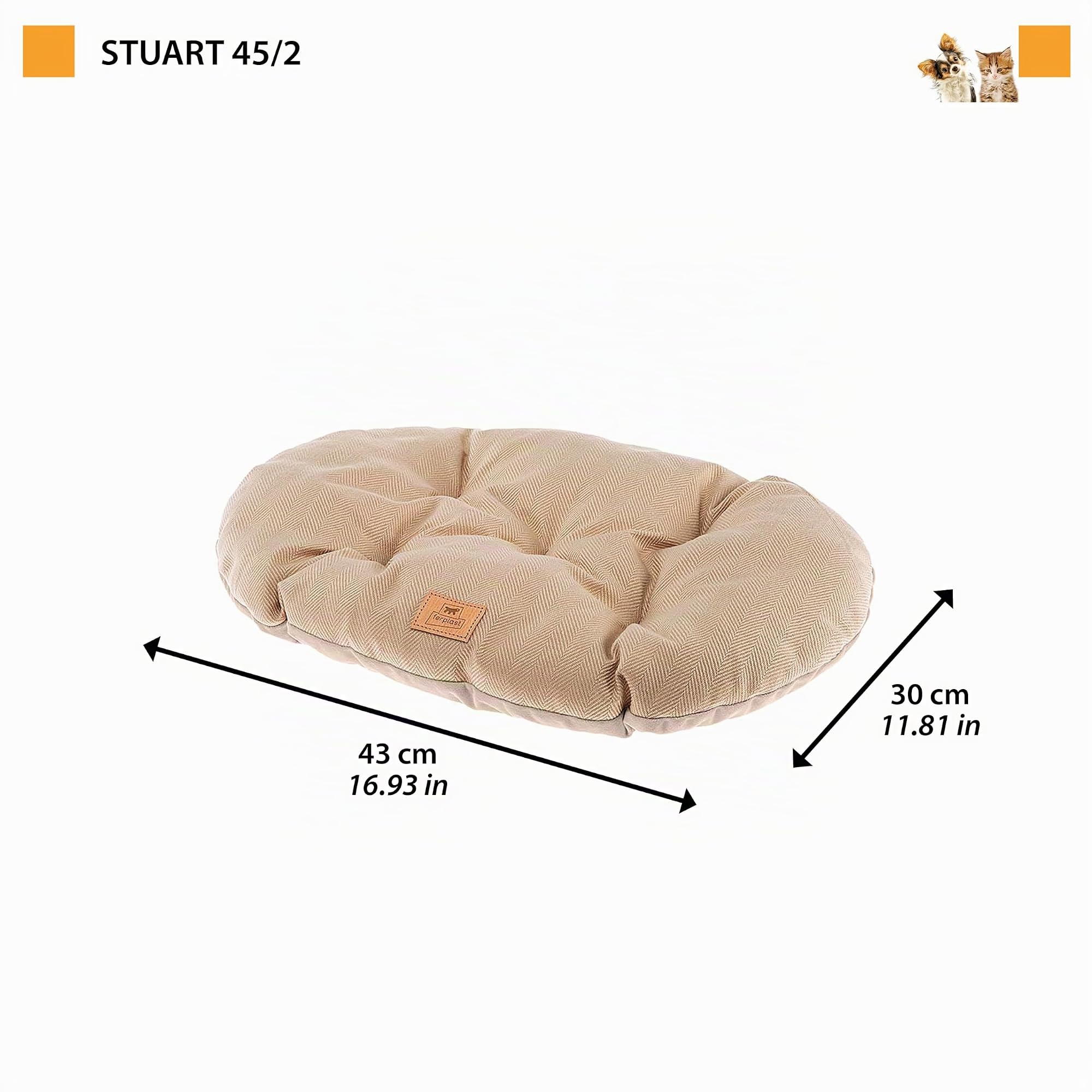 ferplast-stuart-45-2-coussin-double-face-pour-chien-et-chat-bleu-43-x-30-cm image 3