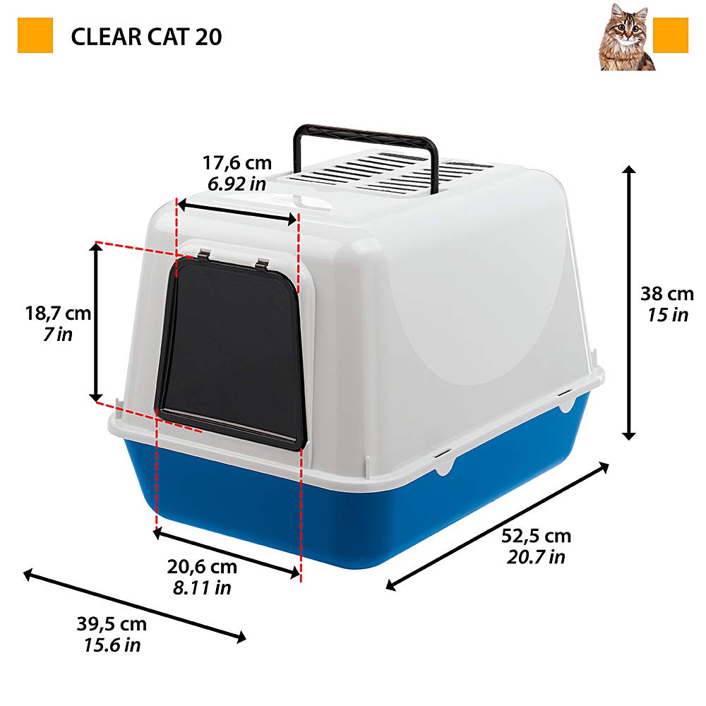 ferplast-toilet-clear-cat-20-blue-plt-bac-liti-re-pour-chat-bleu image 2