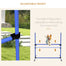 pawhut-kit-agility-chien-6-sauts-barre-r-glable-avec-barre-d-gondable-et-sac-ble image 6