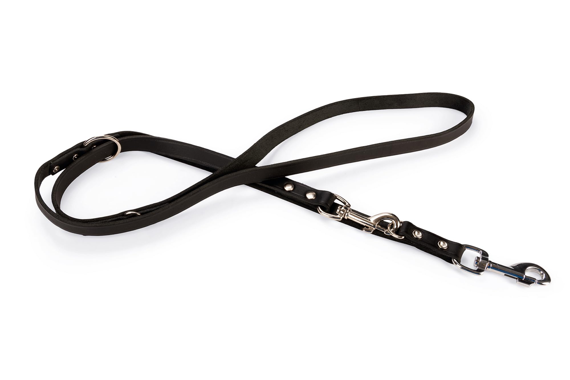karlie-rondo-laisse-en-cuir-noir-18-mm-x-200-cm image 2