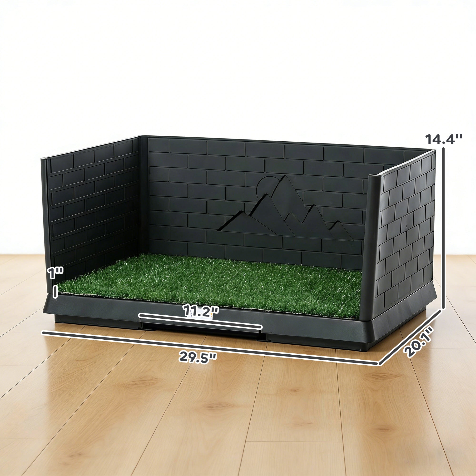 pawhut-tapis-d-herbe-pour-chien-d-int-rieur-76-x-51-x-36-cm-avec-murs-anti-clabo image 5