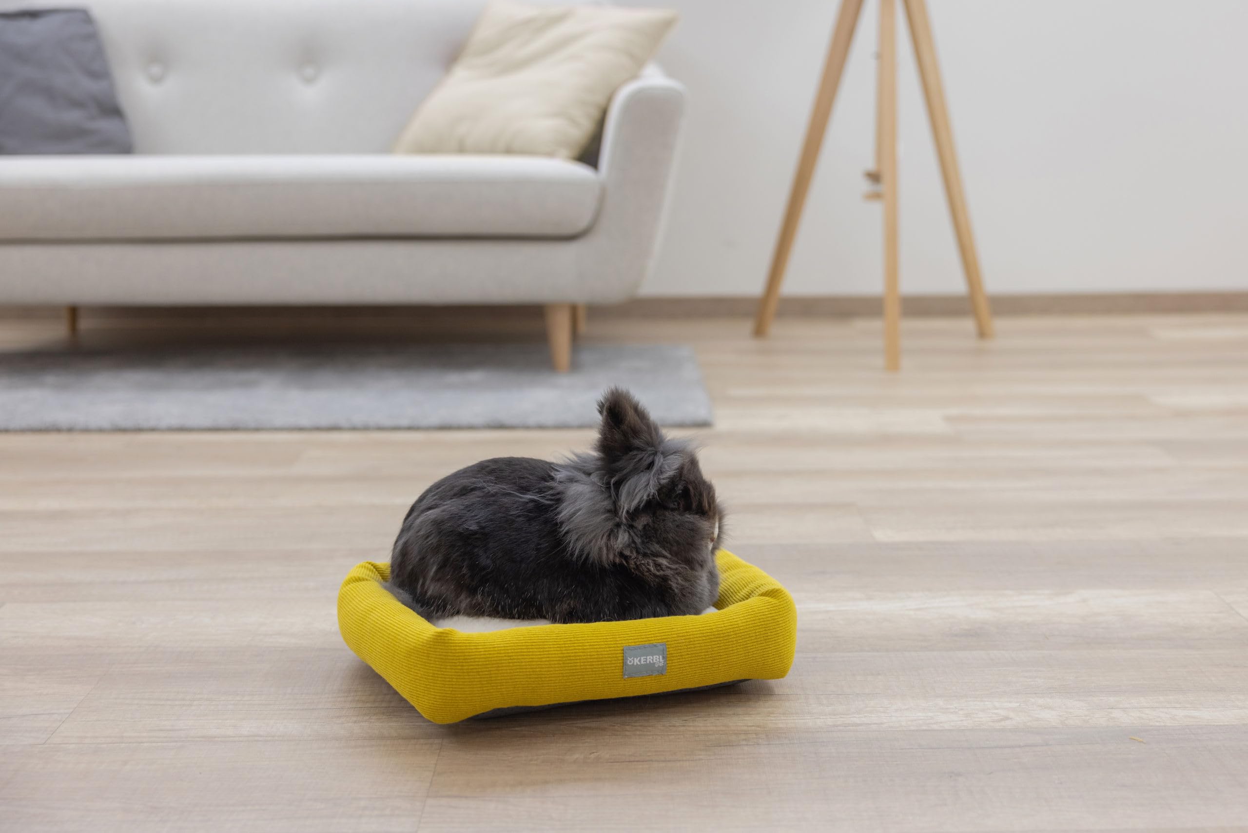 kerbl-lit-douillet-pour-rongeurs-et-petits-animaux-blanc-jaune-36-x-32-x-7-cm image 4